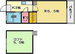 間取図画像 1K