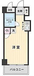スカイコート西川口2 1Kの間取図画像
