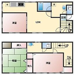 芝大門KSビル 4階3LDKの間取り