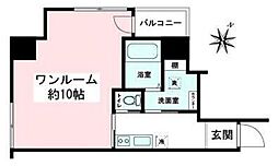 ストーク桜木町 1Kの間取図画像