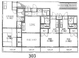 間取図画像 1LDK