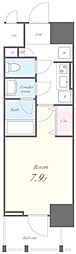 ルーツ文京音羽 3階1Kの間取り