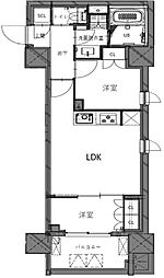 ジェイグランコート両国 2LDKの間取図画像