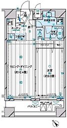 メインステージ王子 1LDKの間取図画像