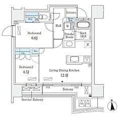 物件の間取り