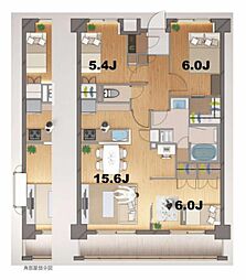 ステラメゾン田端 1階3LDKの間取り