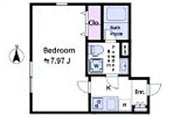 aLATO Oyama 3階1Kの間取り