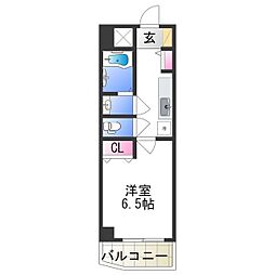 Estrella文の里 1Kの間取図画像