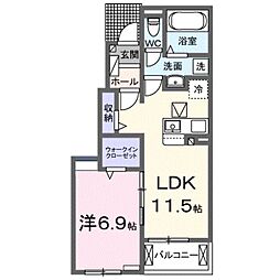 間取図画像 1LDK