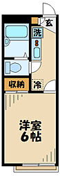 レオパレス寺台ロフト(41230) 1階1Kの間取り