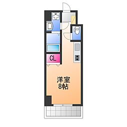 ルミノーサ堺 ワンルームの間取図画像