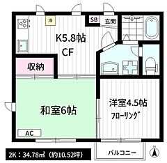 物件の間取り