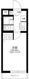 プライム池袋 1Kの間取図画像
