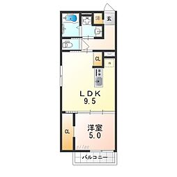 間取図画像 1LDK