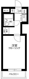 プレステート両国 1Kの間取図画像