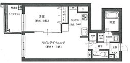 北千住ダイカンプラザ 1LDKの間取図画像