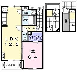 デスパシオ 1LDKの間取図画像
