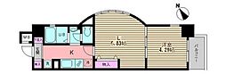リバーシティ西荻窪 2Kの間取図画像
