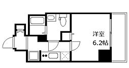 ジェノヴィア京成立石2スカイガーデン 1Kの間取図画像