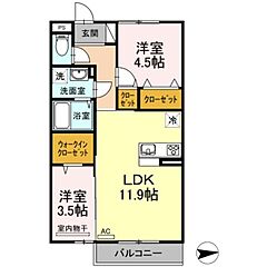 物件の間取り