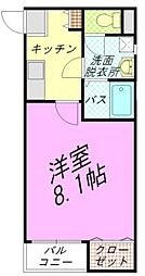 間取図画像 1K