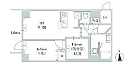 GRAN PASEO上野御徒町 2LDKの間取図画像