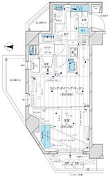 MAINSTAGE三ノ輪WEST 1LDKの間取図画像