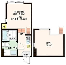 間取図画像 ワンルーム