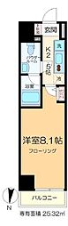 GRANDFORCE綾瀬2 1Kの間取図画像