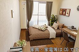 ジュネス西生田 5階1Kのリビング/ダイニング