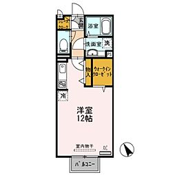 ソフィアルーチェ ワンルームの間取図画像