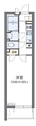クレイノコンフォール 1Kの間取図画像