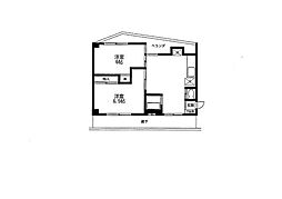 ファーストハイツ 2DKの間取図画像
