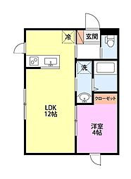間取図画像 1LDK