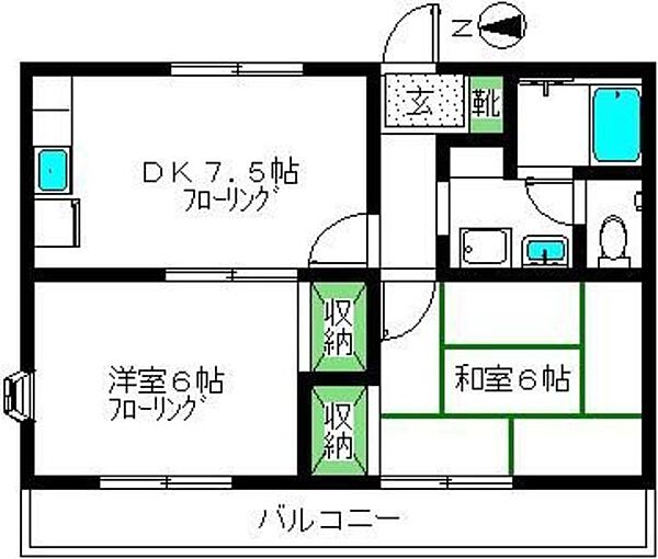 画像2:間取図