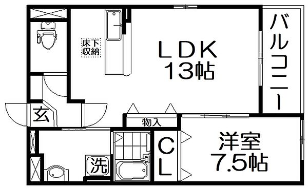 同じ建物の物件間取り写真 - ID:226064755371