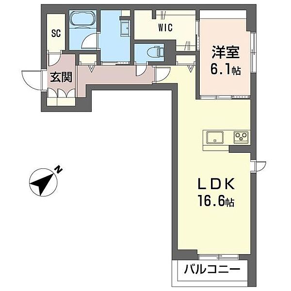 同じ建物の物件間取り写真 - ID:211045547270