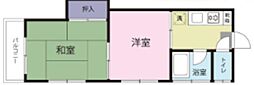 コーポ・ワン 2Kの間取図画像