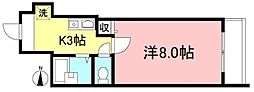 ソフィア芦花公園 1Kの間取図画像