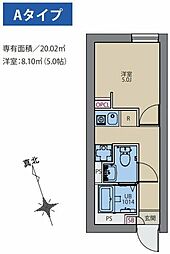CITY WALK永福町 1Kの間取図画像