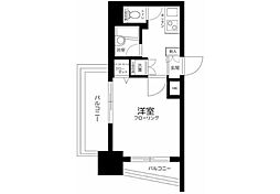 プロフ大塚 3階1Kの間取り