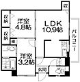 エルベ楠葉コート2階9.6万円
