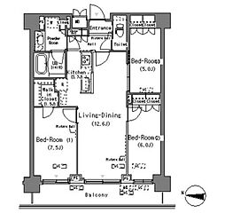 ParkAxis辰巳STAGE 3LDKの間取図画像
