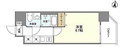 アルファコート西川口23 1Kの間取図画像