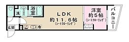 Jブラン西新井 1階1LDKの間取り
