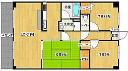 アクシスソメイ 3階3LDKの間取り