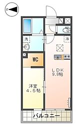 間取図画像 1LDK