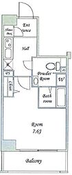 ラヴィリオ錦糸町ベルグレード 1Kの間取図画像