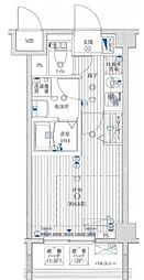ライス中野新橋 1Kの間取図画像