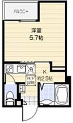 AT EASE東日暮里 1階1Kの間取り